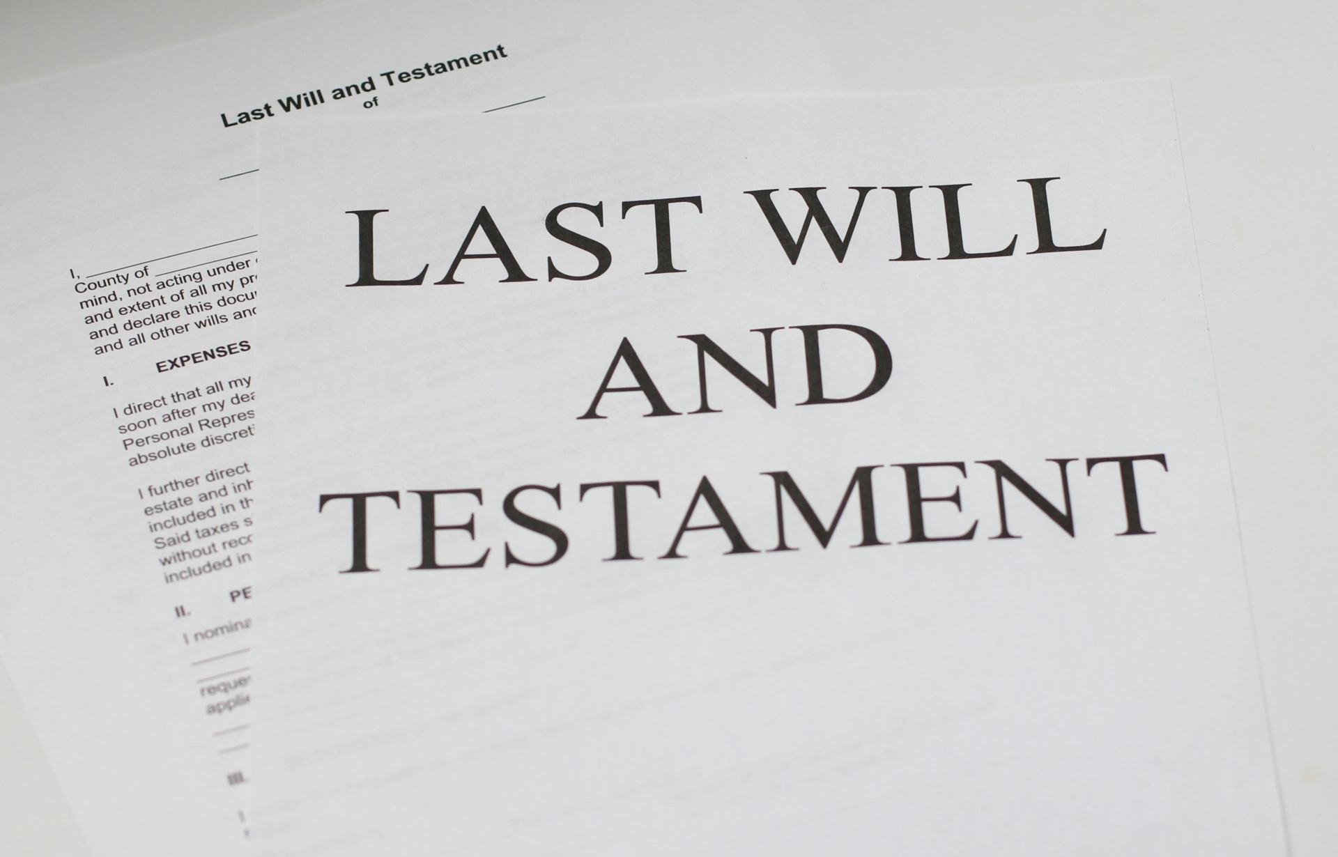 Why you need a Will prepared by an experienced Solicitor